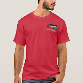Palästinensische Flagge Pinselspitzen Kunst - Frei T-Shirt