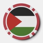 Palästinensische Flagge Pokerchips (Rückseite)