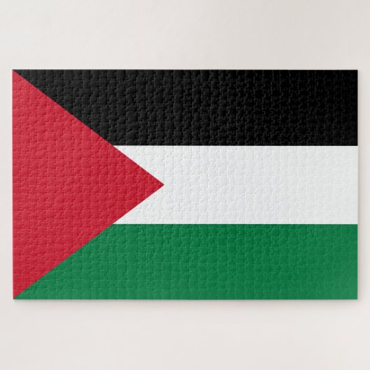Palästinensische Flagge Puzzle (Horizontal)