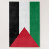 Palästinensische Flagge Puzzle (Vertikal)