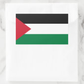 Palästinensische Flagge Rechteckiger Aufkleber (Tasche)