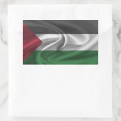 Palästinensische Flagge Rechteckiger Aufkleber (Tasche)