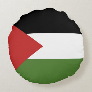 Palästinensische Flagge Rundes Kissen
