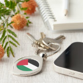 Palästinensische Flagge Schlüsselanhänger (Seite)