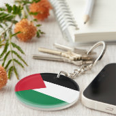 Palästinensische Flagge Schlüsselanhänger (Vorderseite rechts)