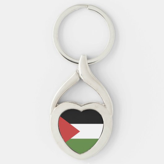 Palästinensische Flagge Schlüsselanhänger (Vorderseite)