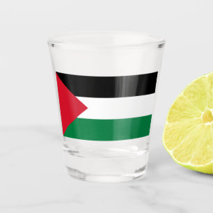 Palästinensische Flagge Schnapsglas