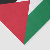 Palästinensische Flagge Seidenpapier (Ausschnitt)