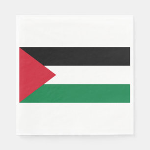 Palästinensische Flagge Serviette