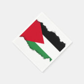 Palästinensische Flagge Serviette (Ecke)