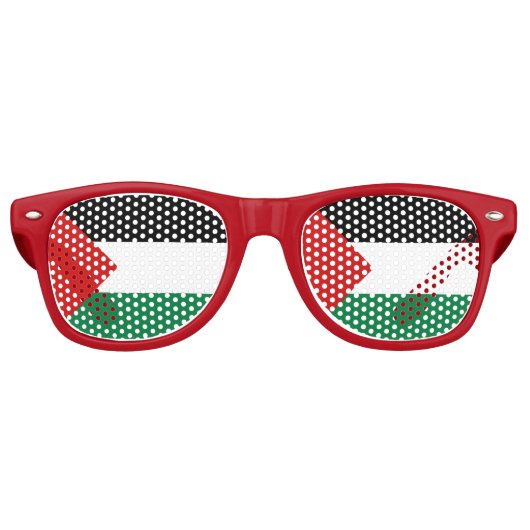 Palästinensische Flagge Sonnenbrille (Vorderseite)