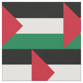 Palästinensische Flagge Stoff (Nahaufnahme)