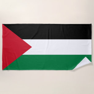 Palästinensische Flagge Strandtuch
