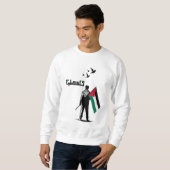 Palästinensische Flagge Sweatshirt (Vorne ganz)