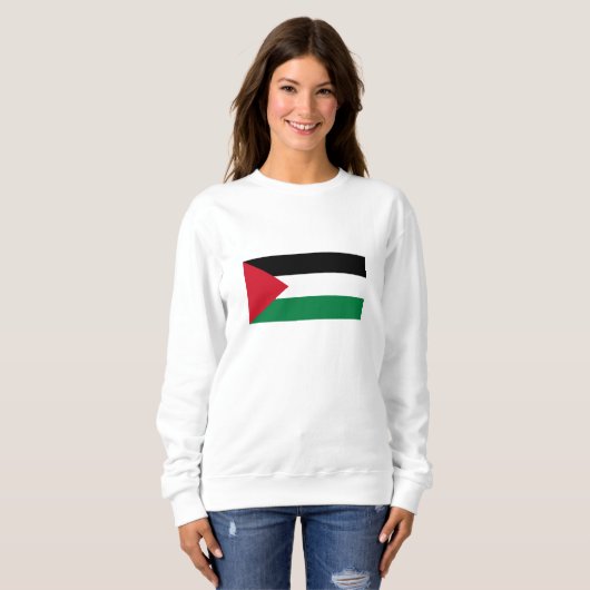 Palästinensische Flagge Sweatshirt (Vorne ganz)