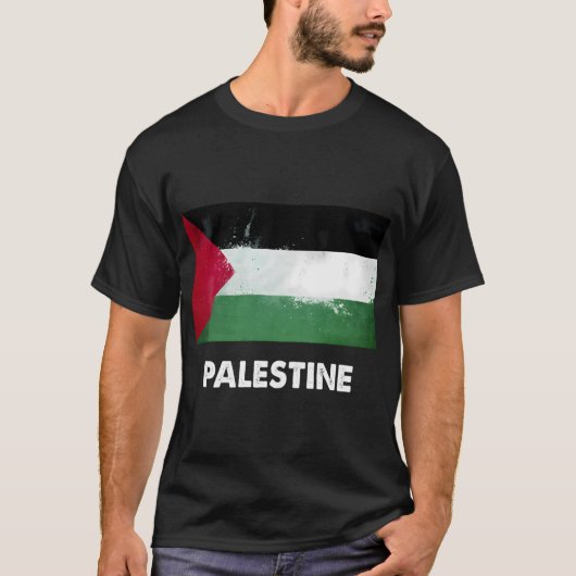 Palästinensische Flagge T-Shirt (Vorderseite)