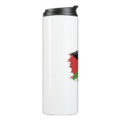 Palästinensische Flagge Thermosbecher (Nach links gedreht)