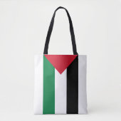 Palästinensische Flagge Tote Tag Tasche (Vorderseite)