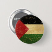 Palästinensische Flagge Vintage-Button Button (Vorne & Hinten)