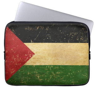 Palästinensische Flagge Vintager Laptop-Sieb Laptopschutzhülle