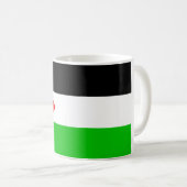 Palästinensische Flaggen-Tasse Kaffeetasse (VorderseiteRechts)