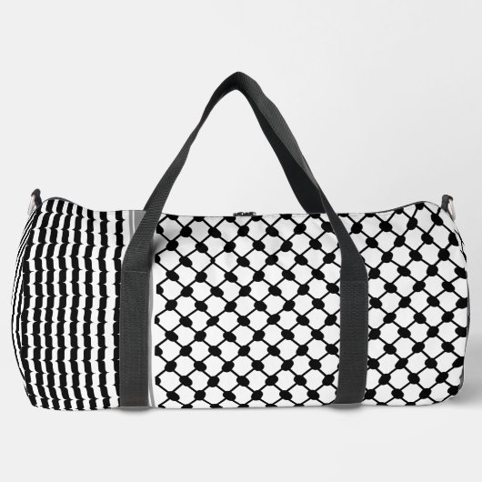 Palästinensische Hatta Keffiyeh Kufiya Folk (2 Mus Duffle Bag (Vorderseite)