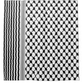 Palästinensische Hatta Keffiyeh Kufiya Folk (2 Mus Duschvorhang (Vorderseite)