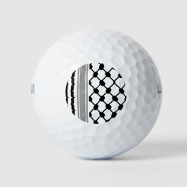 Palästinensische Hatta Keffiyeh Kufiya Folk (2 Mus Golfball