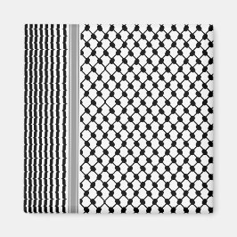 Palästinensische Hatta Keffiyeh Kufiya Folk (2 Mus Magnet