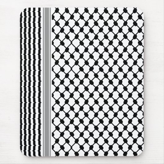 Palästinensische Hatta Keffiyeh Kufiya Folk (2 Mus Mousepad (Vorne)