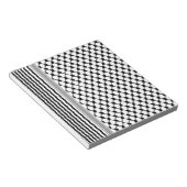 Palästinensische Hatta Keffiyeh Kufiya Folk (2 Mus Notizblock (angewinkelt)