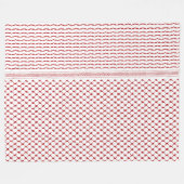 Palästinensische Hatta Kufiya Traditionelles Muste Fleecedecke (Vorderseite (Horizontal))