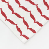 Palästinensische Hatta Kufiya Traditionelles Muste Fleecedecke (Ecke)