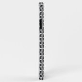 Palästinensische Joranische Kuffiya Schwarz-Weiß-S Case-Mate iPhone Hülle (Hinten/Rechts)