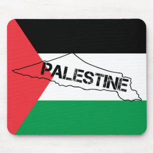 Palästinensische Karte für das freie Palästina auf Mousepad