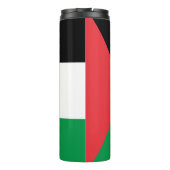 Palästinensische Karte für das freie Palästina auf Thermosbecher (Rückseite)