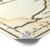 Palästinensische Karte Poster (Ecke)