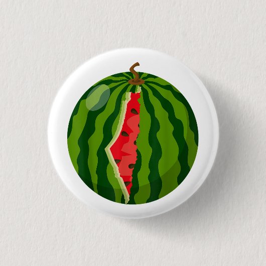 Palästinensische Karte Watermelon Arabische Kallig Button (Vorderseite)