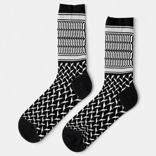 Palästinensische Keffiyeh-Socken Socken (Linkes Detail)