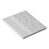 Palästinensische Kufiya-Zoll Notizblock (angewinkelt)