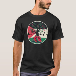 palästinensische Kultur Palästina Wassermelone Oli T-Shirt