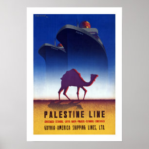 Palästinensische Linie Poster