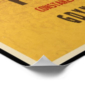 Palästinensische Linie Poster (Ecke)