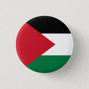Palästinensische (palästinensische) Flagge Button