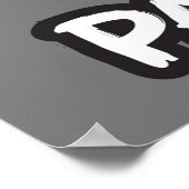 Palästinensische Residenzstadt unter der Flagge ei Poster (Ecke)