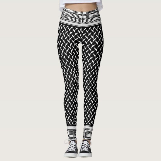 Palästinensische Schürze Keffiyeh Küche Handtuch L Leggings (Vorderseite)