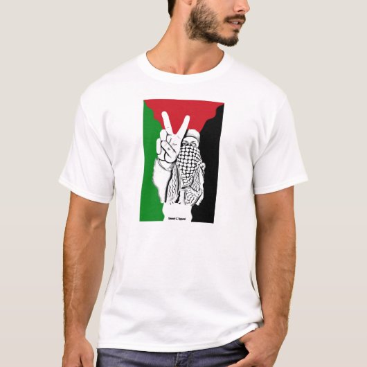 Palästinensische Siegsflagge T-Shirt (Vorderseite)