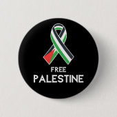 Palästinensische Solidarität im Gaza-Streifen Button (Vorderseite)