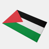 Palästinensische Staatsflagge Fußmatte (Schrägansicht)