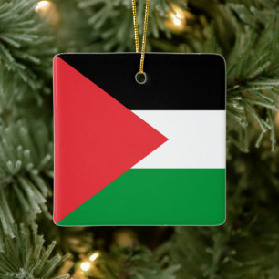Palästinensische Staatsflagge Keramikornament
